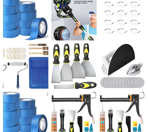 Tools needed before painting drywall