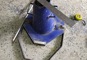 slump test of concrete