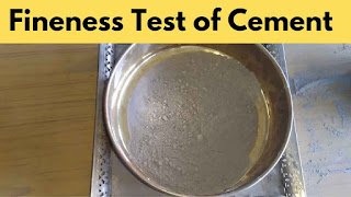 tests for cement
