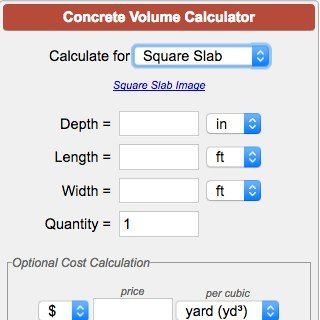 concrete calculator